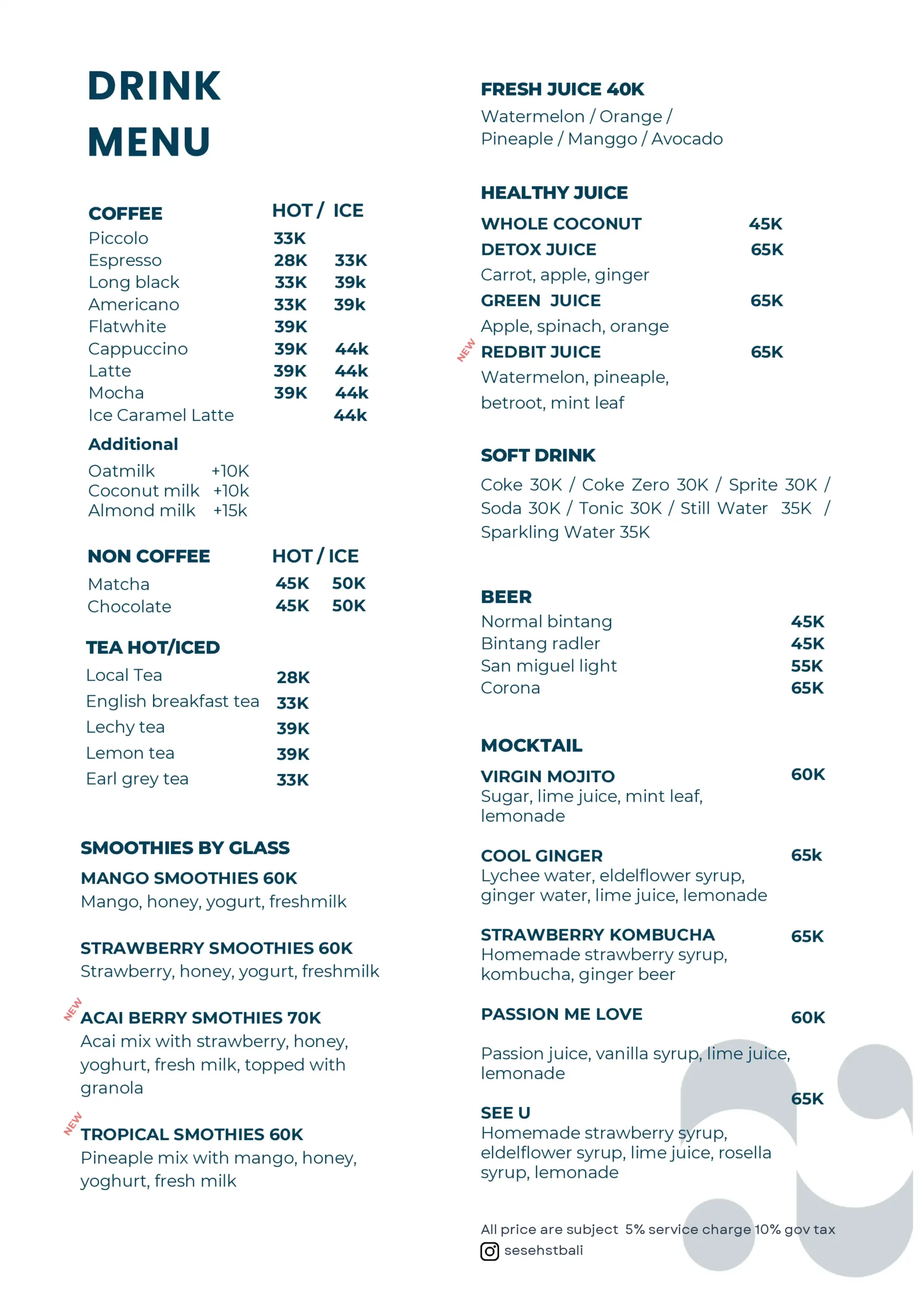 MENU SESEH UPDATE-4-5